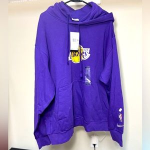 Men's Nike Los Angeles Lakers Casual Sports Pullover Purple DB1835-504 XXL NBA